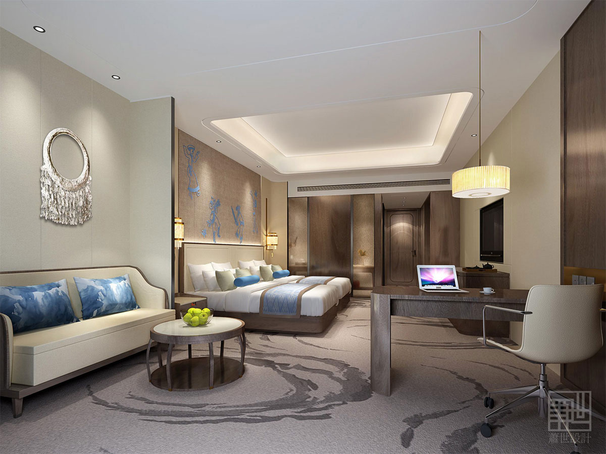 未來(lái)智能風(fēng)格的高端酒店設(shè)計(jì),將科技與人性化設(shè)計(jì)巧妙融合