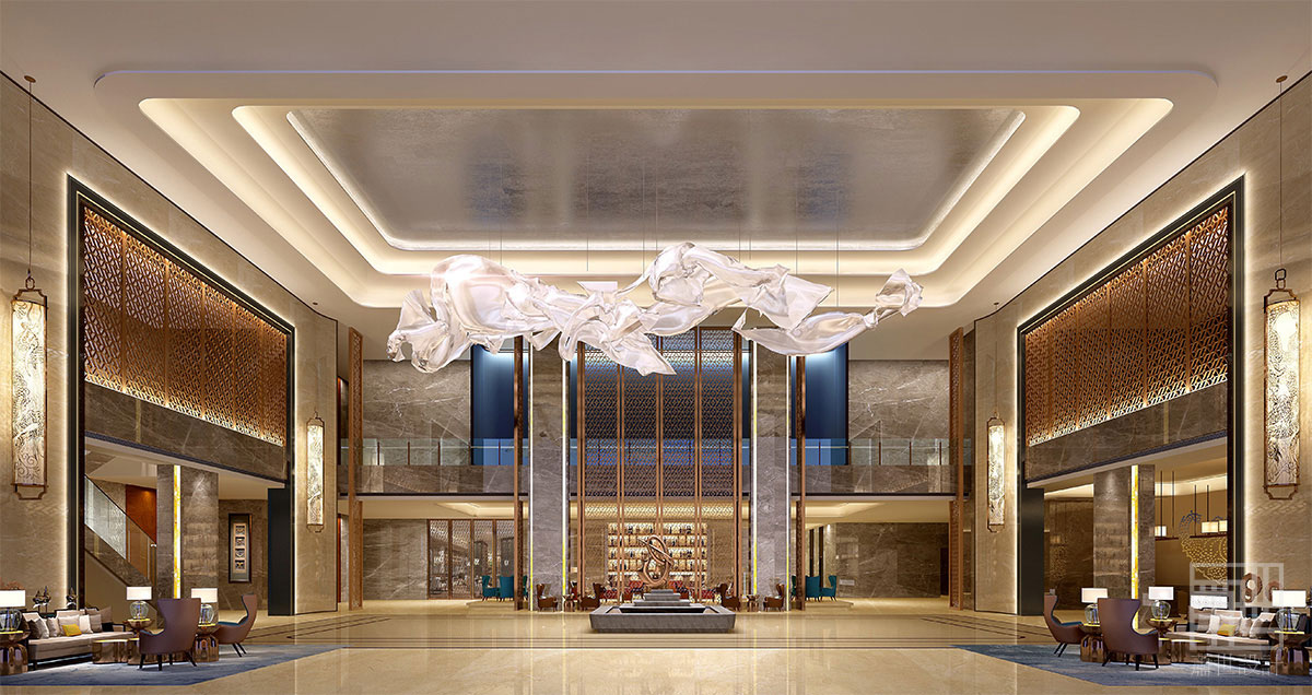 未來(lái)智能風(fēng)格的高端酒店設(shè)計(jì),將科技與人性化設(shè)計(jì)巧妙融合