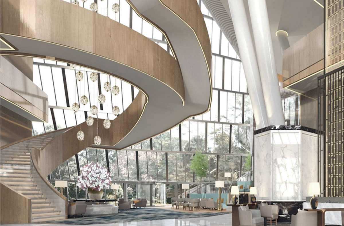 未來智能風格的高端酒店設計,將科技與人性化設計巧妙融合 未來智能風格的高端酒店設計,將科技與人性化設計巧妙融合